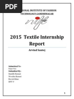 arvind mills limited bengaluru karnataka arvind mills santej internship report